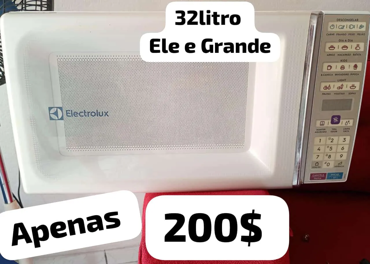 Microondas Electrolux 32 Litros - Ele e Grande