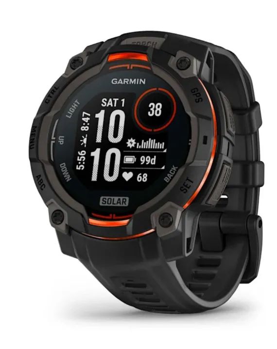 Relógio Garmin Instinct 3 45mm SOLAR- Preto 010-02934-00 (Novos/Lacrados)  - Foto 4