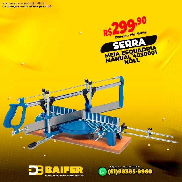 Serra Meia Esquadria Manual 4030001 Noll