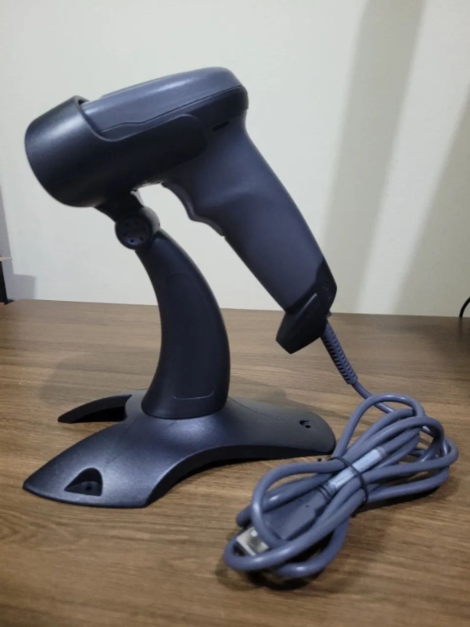 Leitor De Codigos Com Suporte Elgin Bematech Br520 1d 2d Usb Cor Preto - Foto 4