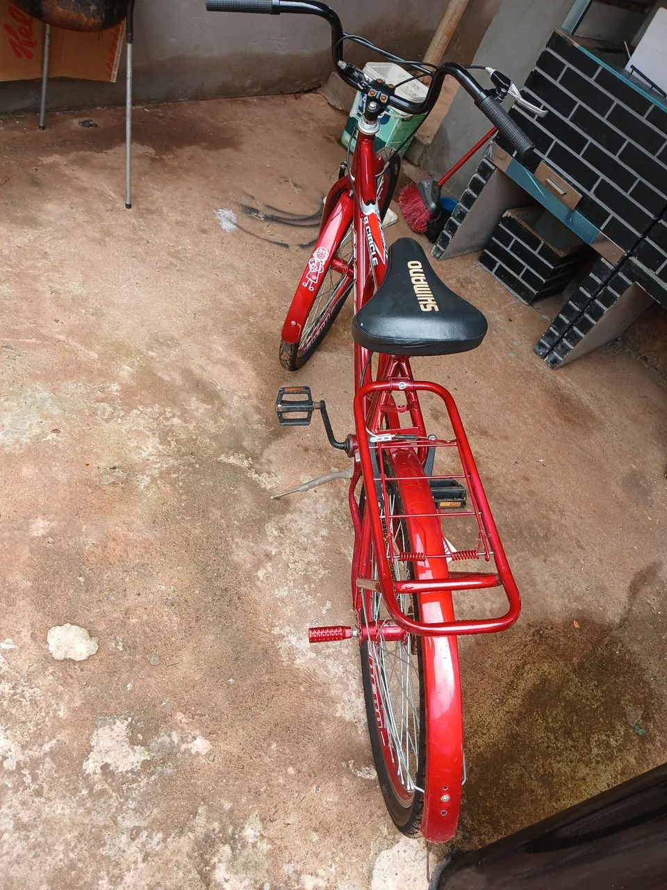 Bicicleta barra forte nova 