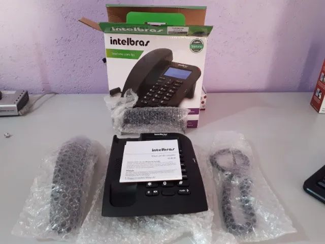 Telefone com Fio TC60 ID Preto Intelbras - Excelente como Novo - Foto 4