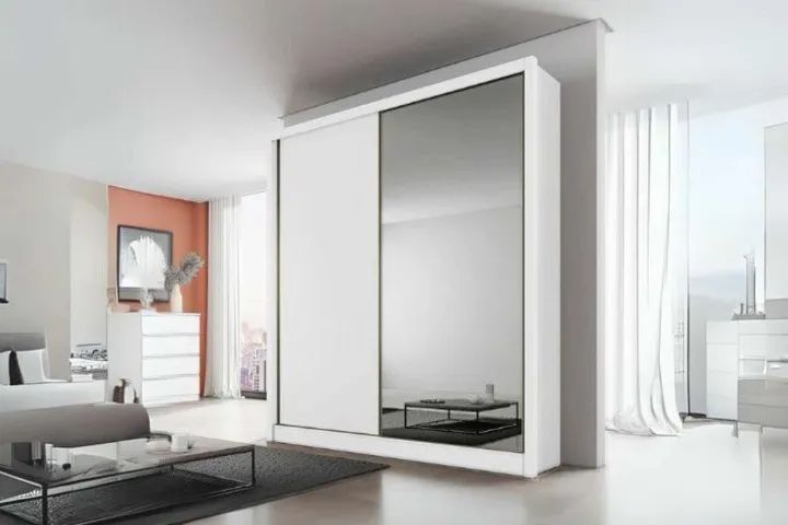 GUARDA ROUPA VIRTUS PLUS C/ESP BRANCO 100%MDF - FRETE GRÁTIS - Foto 2