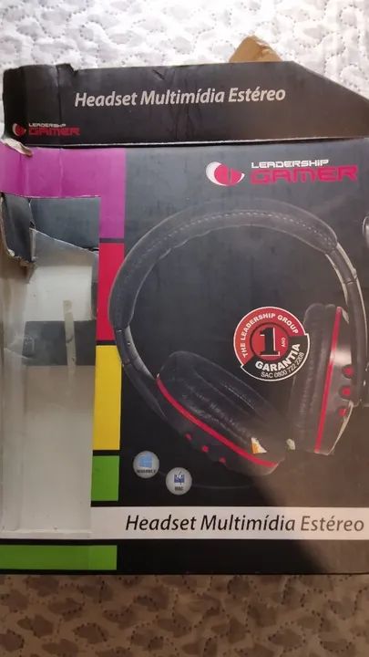 Headset Gamer Leadership - Multimídia Estéreo