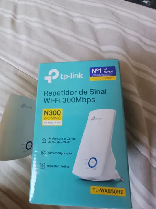 Repetidor de Sinal Wi-Fi Tp-Link TL-WA850RE N300 300Mbps
