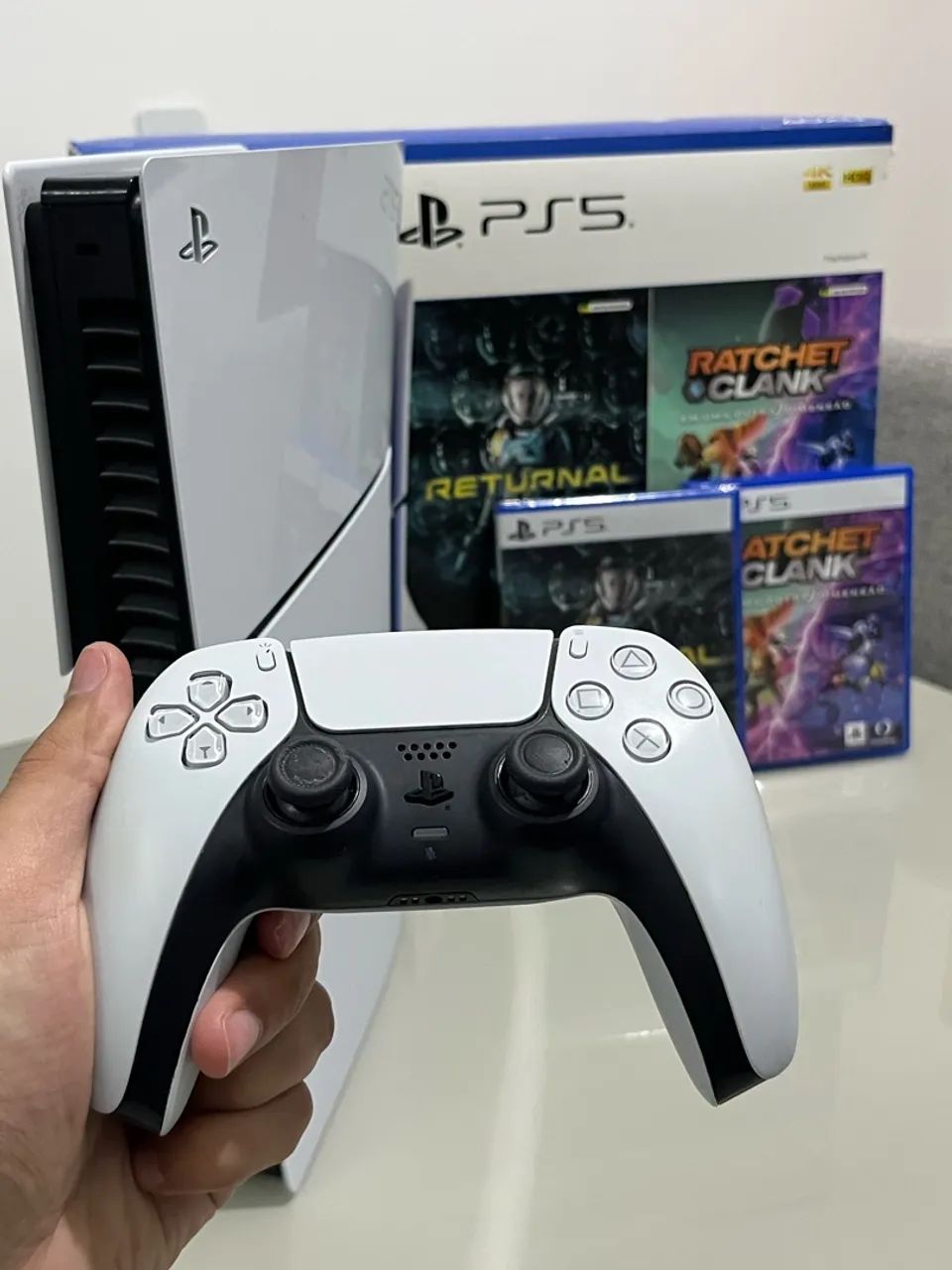 PS5 SLIM 1TB COM DISCO - Foto 4