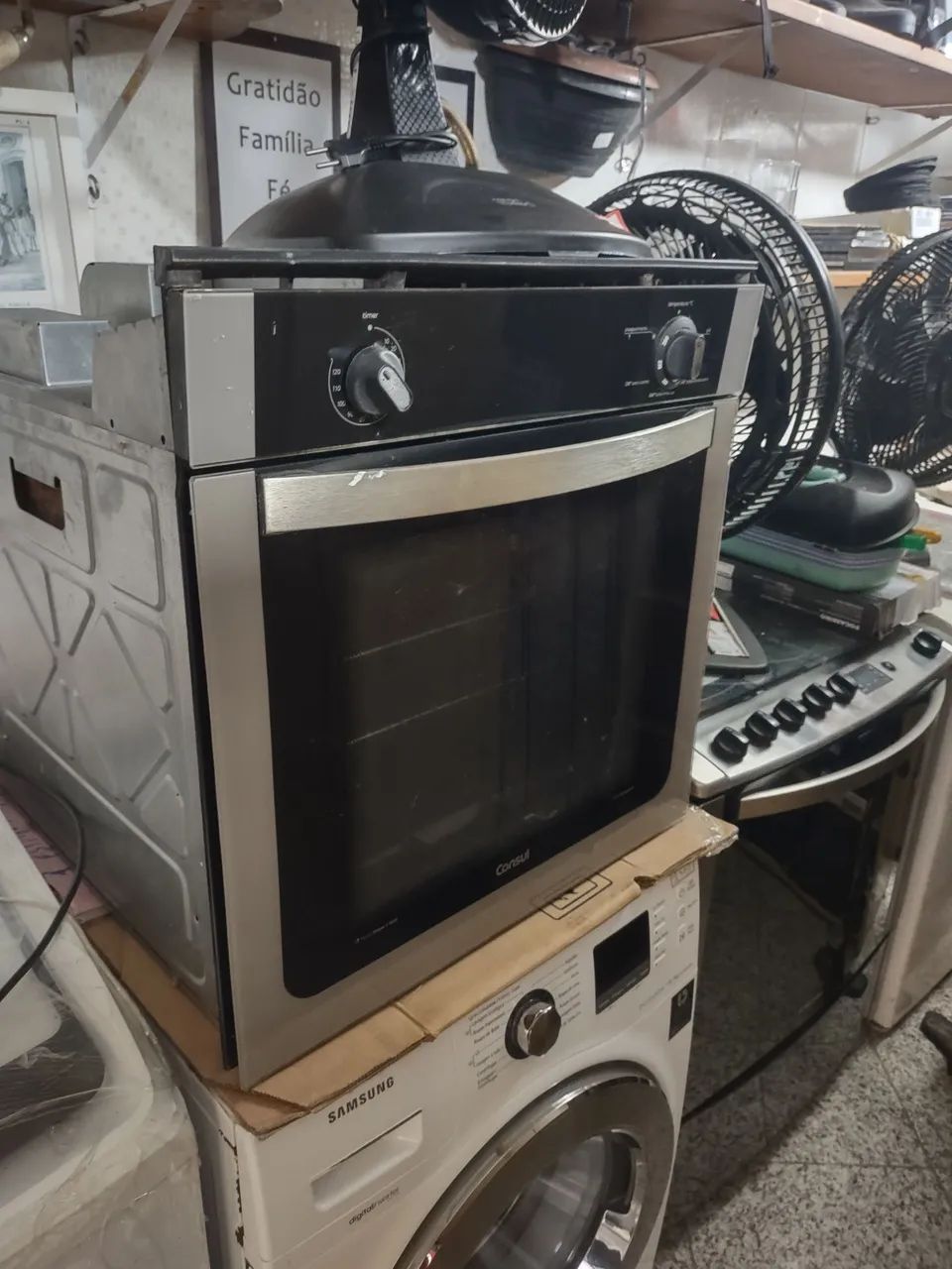 Forno elétrico e a gás funcionando perfeitamente  - Foto 4