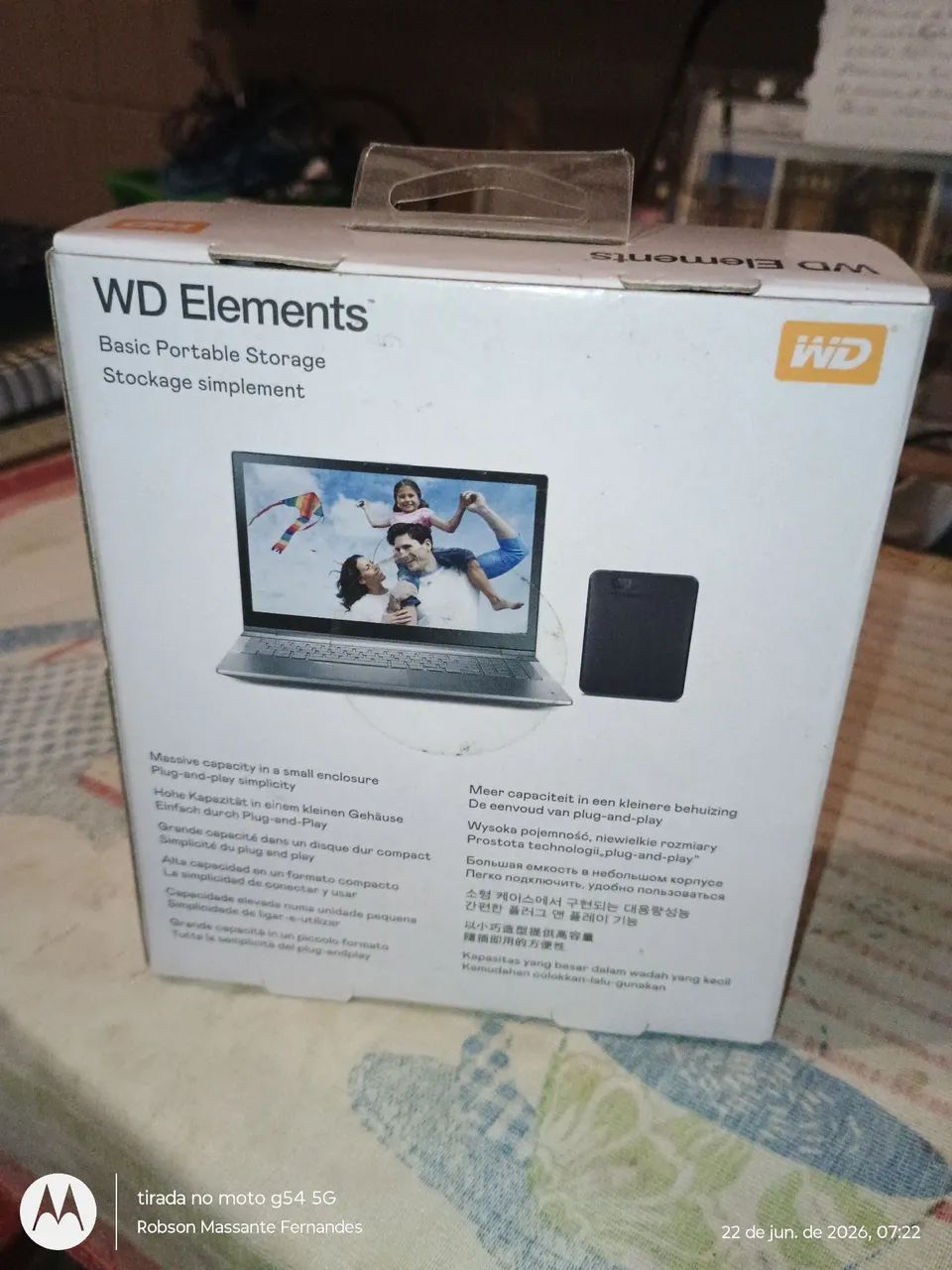 HD Externo WD Elements 1TB - Foto 2