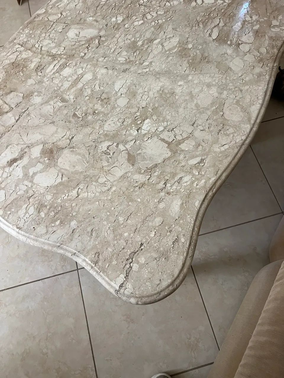 Mesa de centro em pedra travertino  - Foto 3