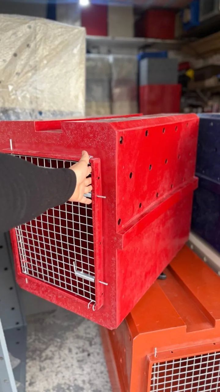 Caixa Kennel de Transporte Pet Cães Porte Médio