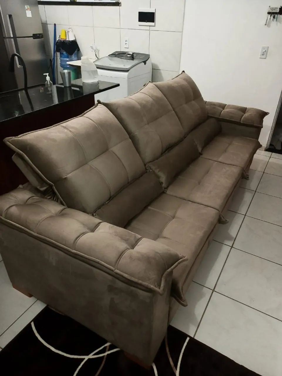 Sofá Retrátil Reclinável (Luxuoso) Mega Oferta. - Foto 5