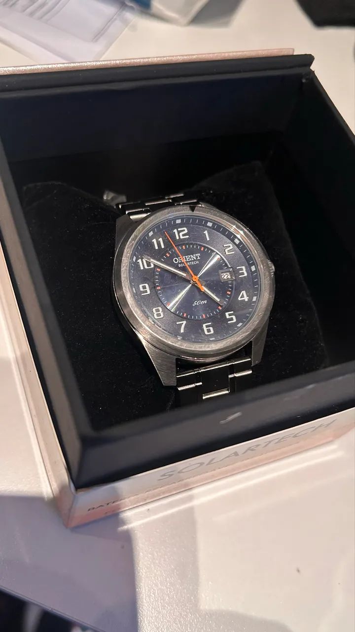 Relógio Orient Solartech masculino 