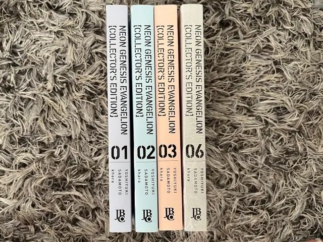 Neon Genesis Evangelion Collectors Edition 01, 02, 03 e 06