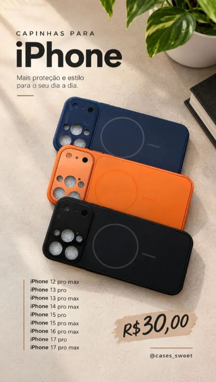 Case Capa Capinha Transformar em iPhone 17 Pro Max 