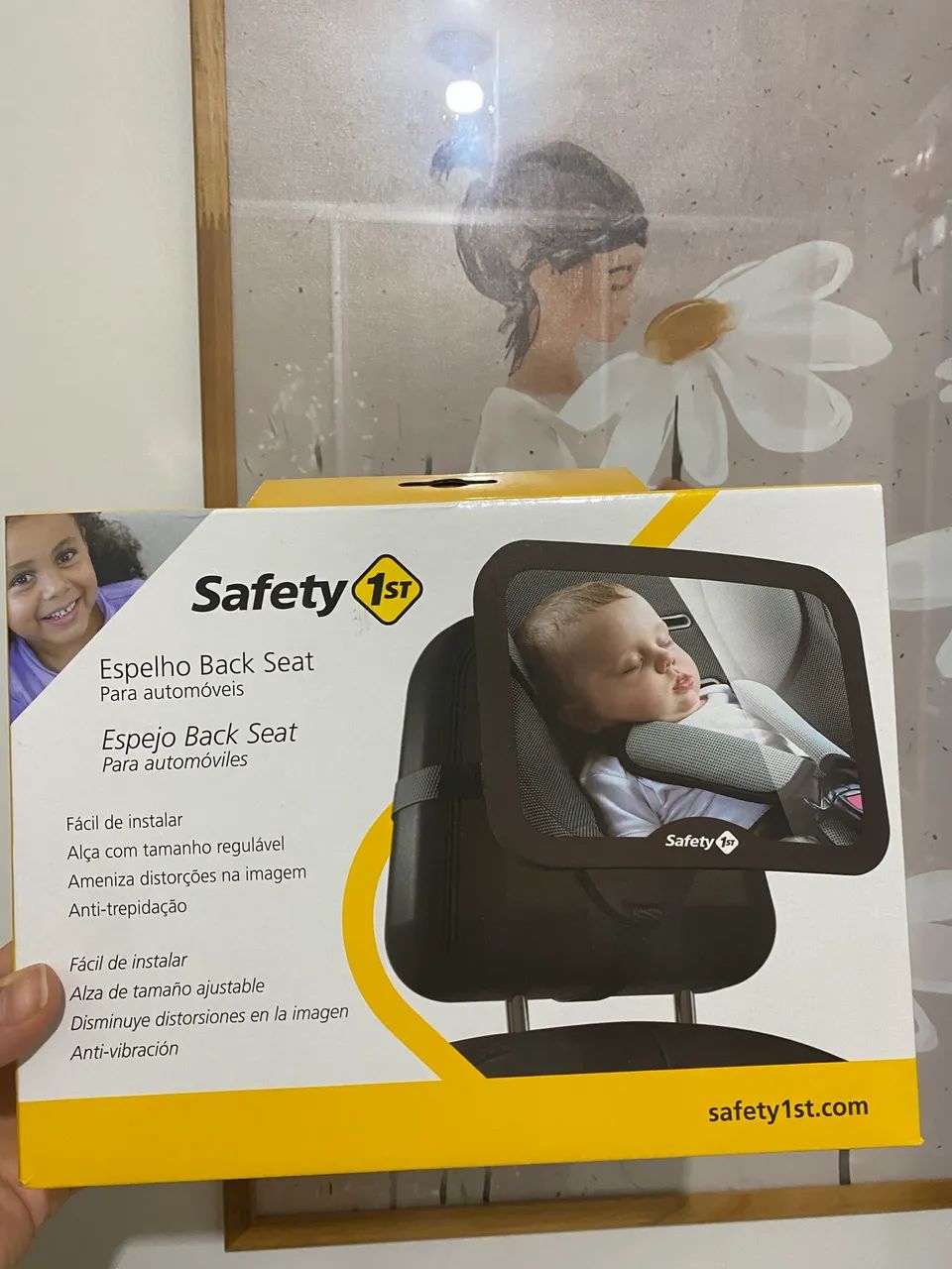 Espelho retrovisor para bebê 