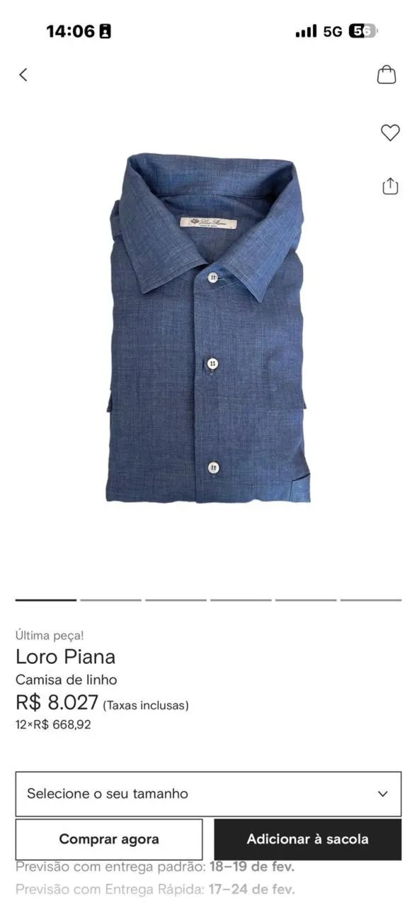 Camisa Loro Piana - Foto 3