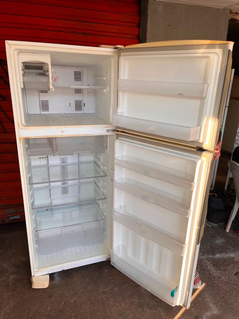 Geladeira panasonic frost free, duplex 460 litros, original, bem