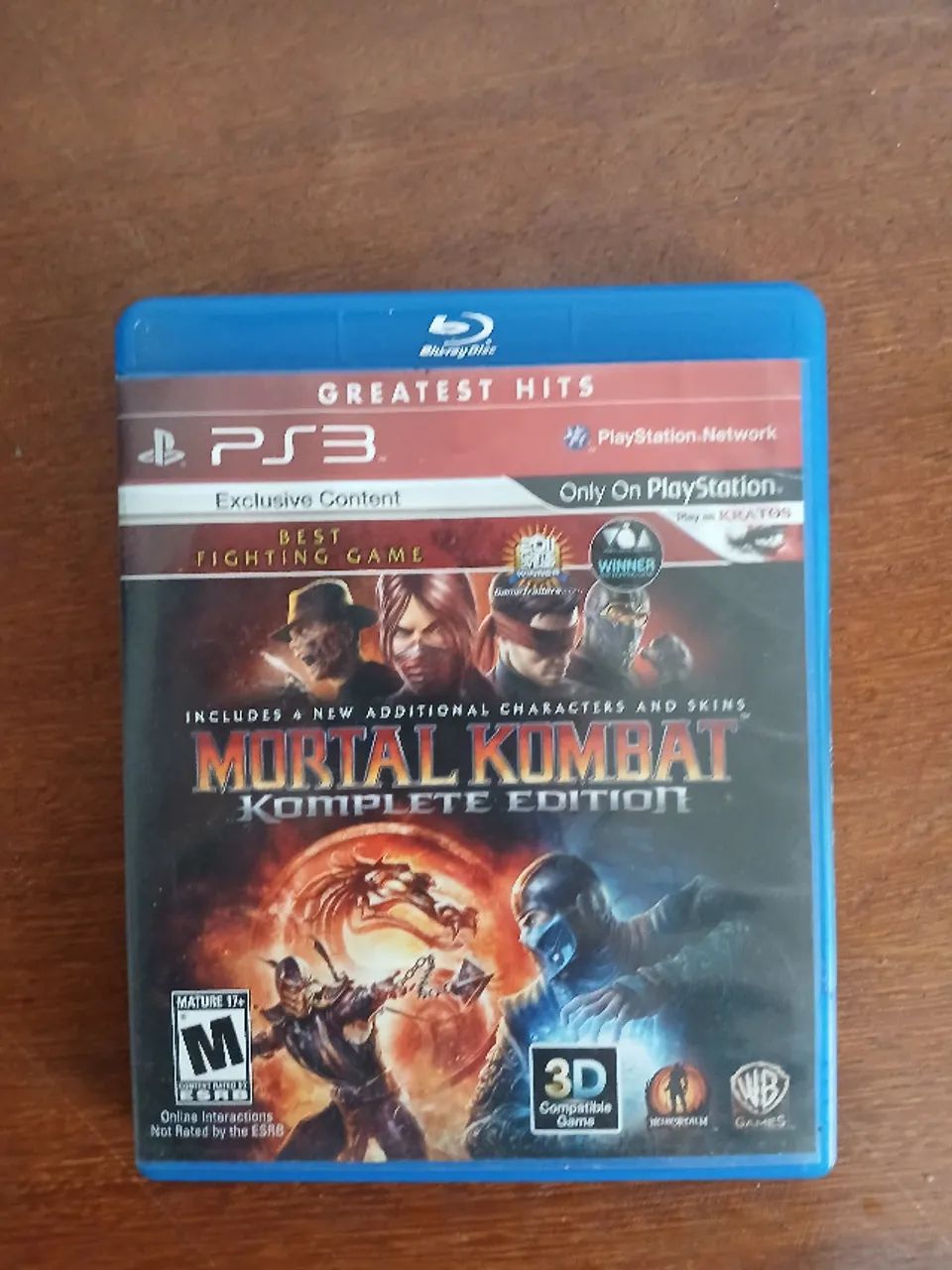 Mortal Kombat 9 Komplete PS3 Com manual