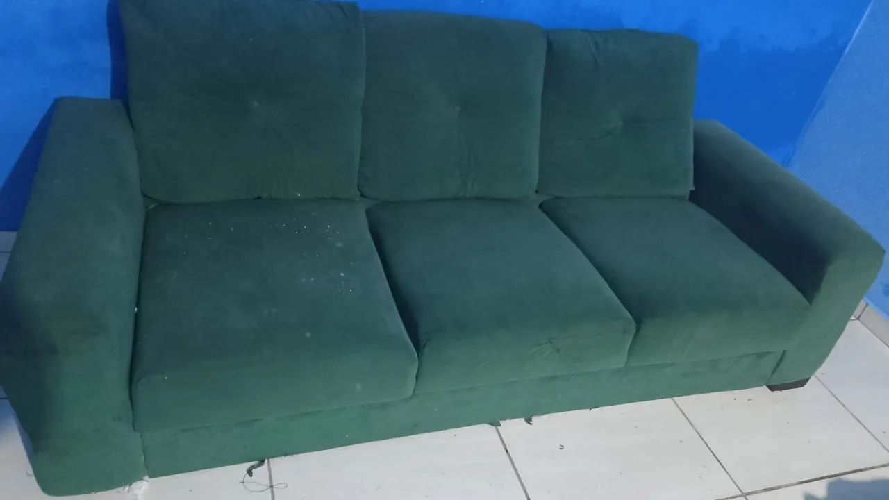 Sofá 3 lugares semi novo  - Foto 2