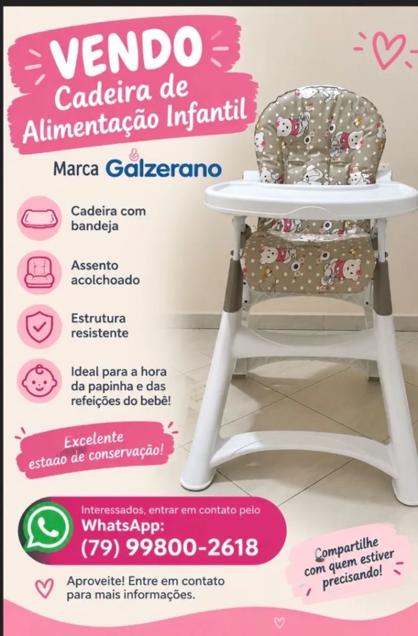 Cadeira de alimentação 