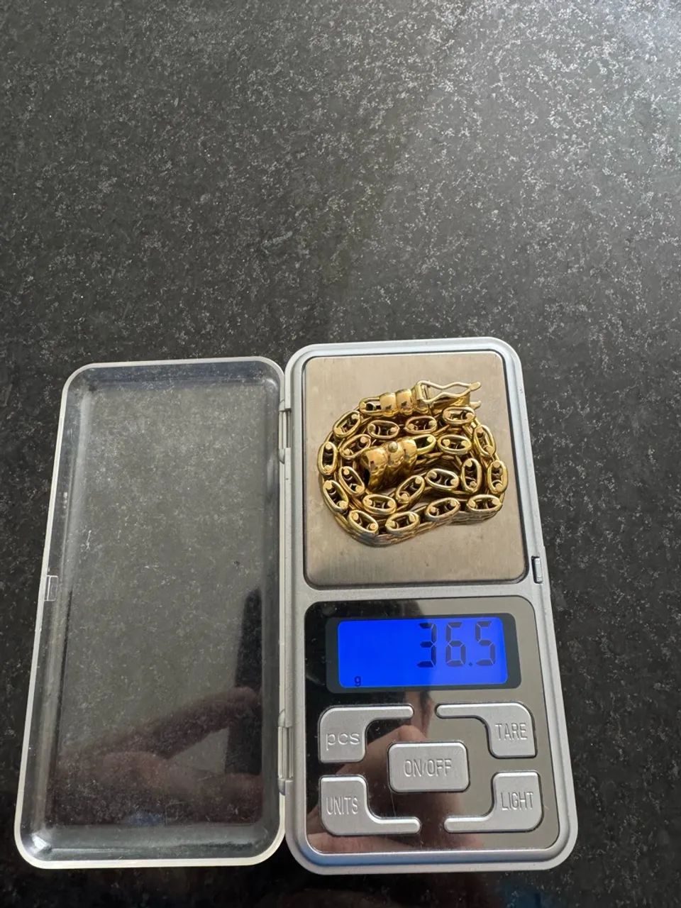Vendo Pulseira e Anel em Ouro 18k - Foto 5