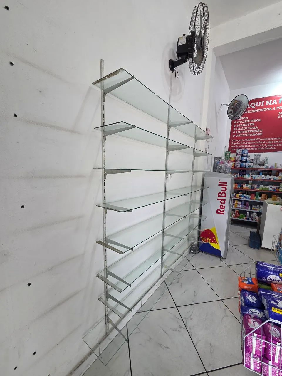 Prateleiras de vidros para comércio e lojas - Foto 2