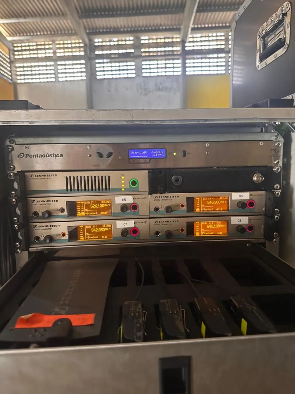 Rack Completo In Ear Sennheiser G300 - Pronto para Uso