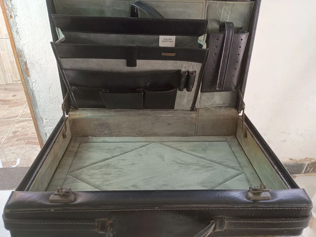 Maleta em couro legítimo  - Foto 5