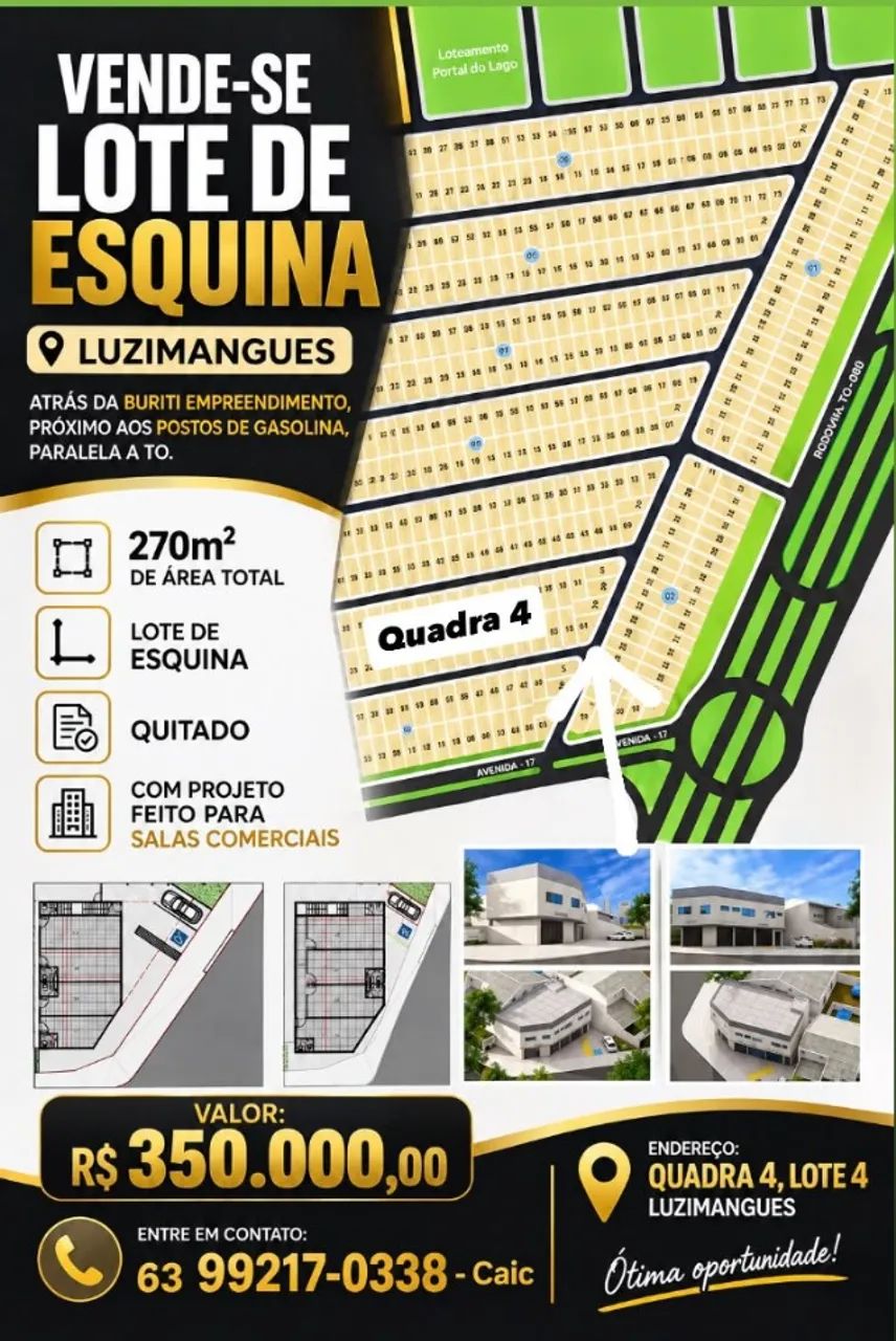 VENDO LOTE COMERCIAL - LUZIMANGUES