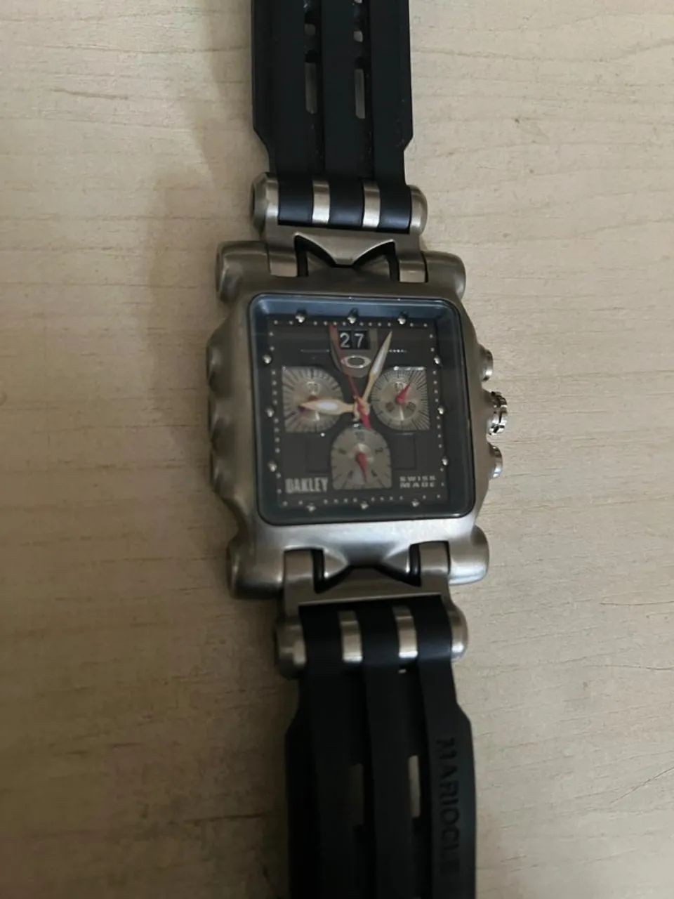 Relógio Minute Machine (Caixa e Terminais da pulseira originais e pulseira de borracha RP) - Foto 2