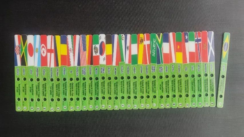 Coleção completa de palitos da Kibon (Stickibon) - Copa do Mundo de 1998 - Foto 2