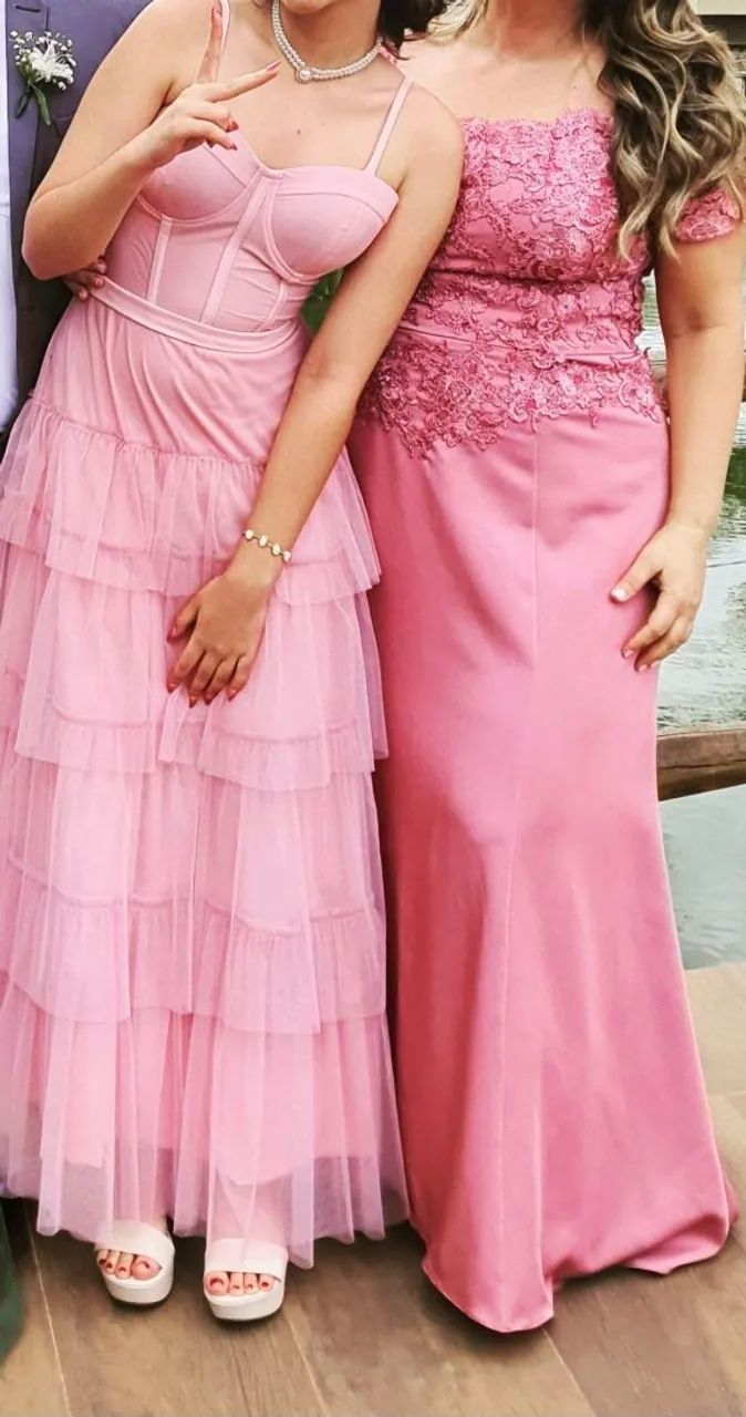 Vestido de festa rosa - Foto 5