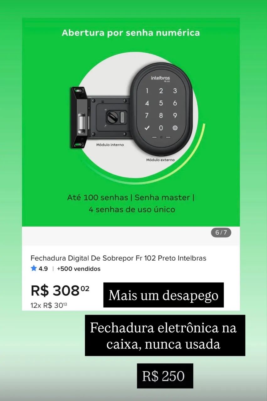 Fechadura eletrônica 