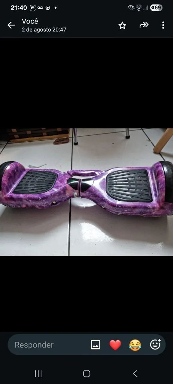 Hoverboard com som e led  - Foto 3