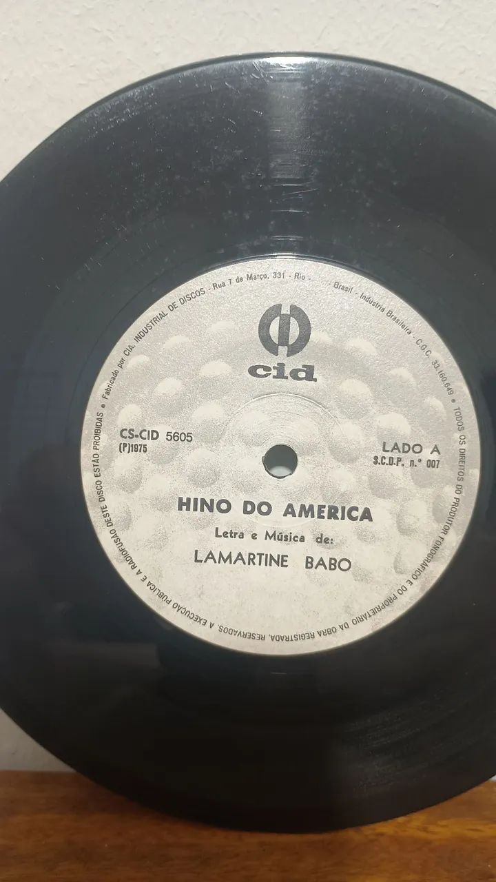 Vinil compacto América Futebol Clube - Foto 3