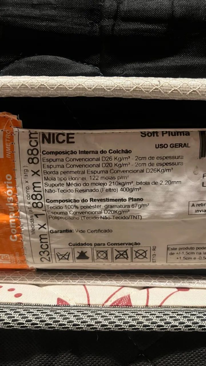 Cama Box Solteiro com colchão de molas - Foto 4