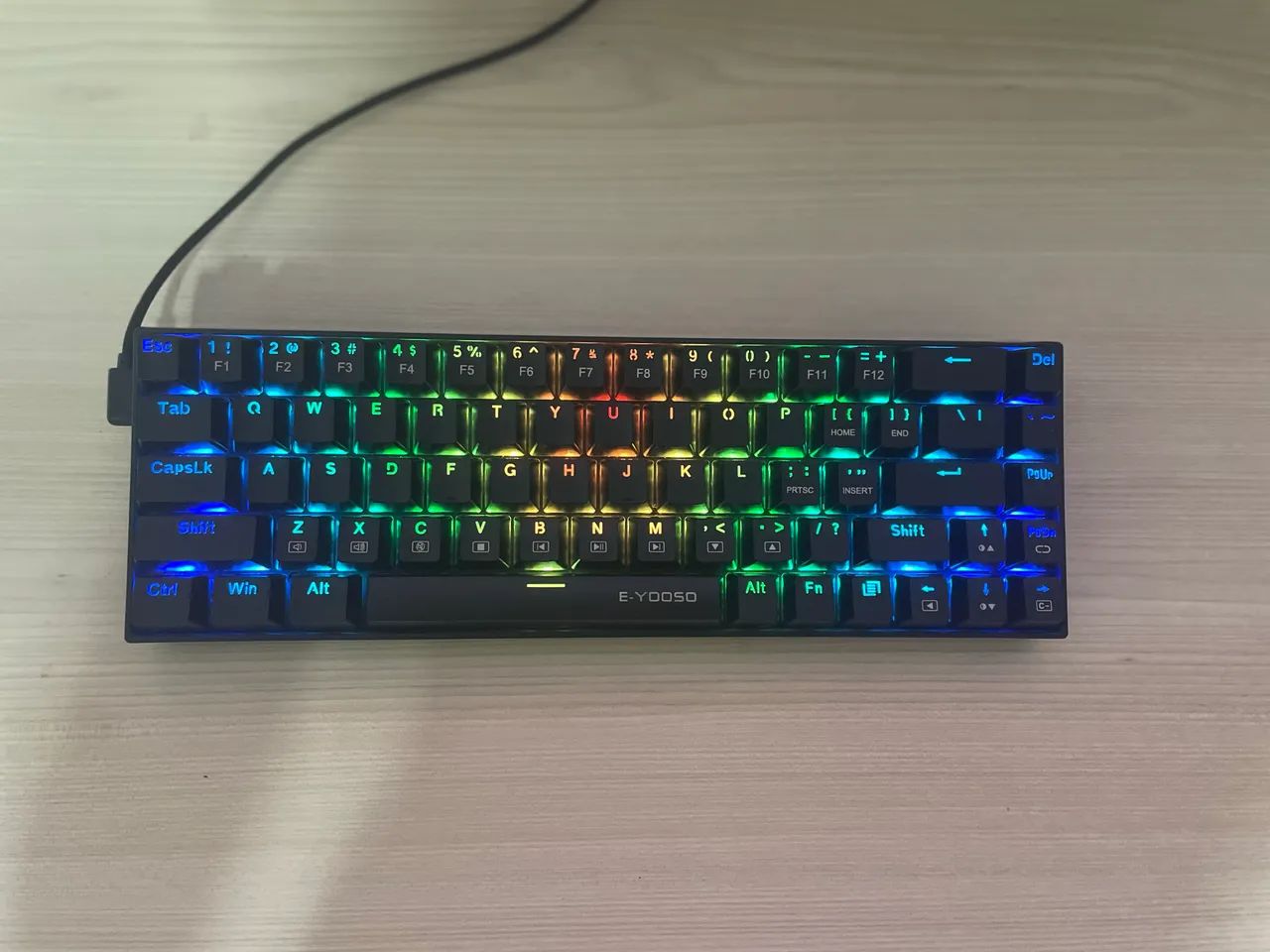 Teclado Mecânico E-Yooso Z686 - Foto 5