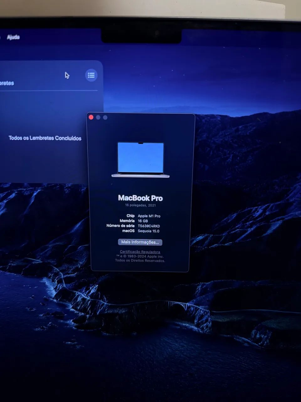 MacBook Pro M1 Pro, 16GB RAM 512GB SSD, 16 Polegadas - Foto 3