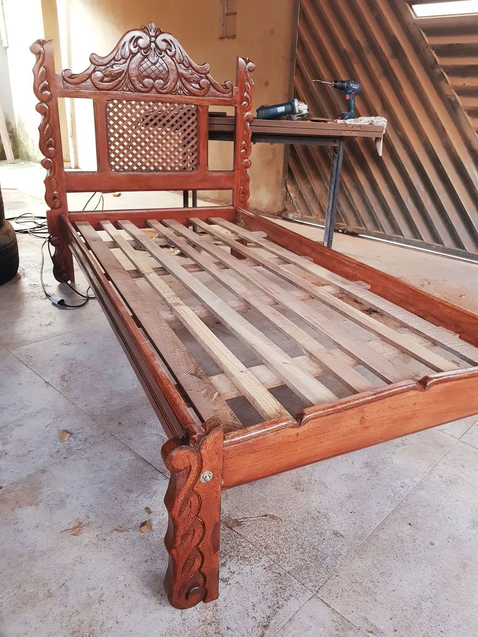 CAMA CASAL TRABALHADA (EM CASTANHAL) - Foto 2