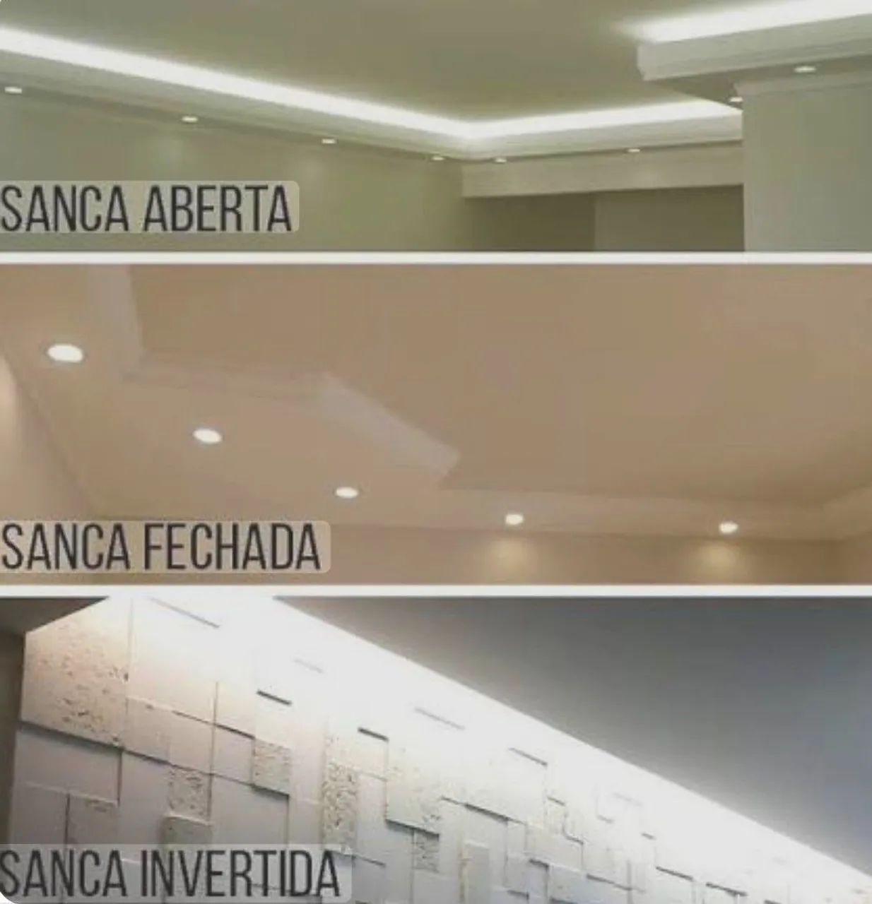 Serviços com drywall, Forros removível e forros de PVC..