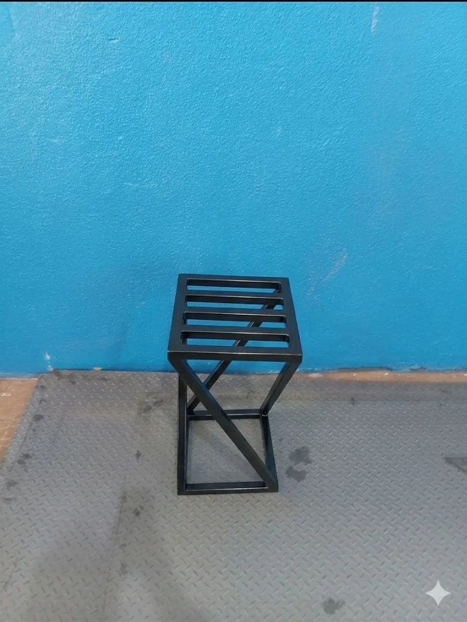 Banqueta torcida estilo industrial reforçada  - Foto 2