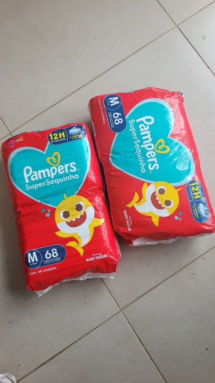Vendo ou troco Fraldas Pampers M - Foto 5