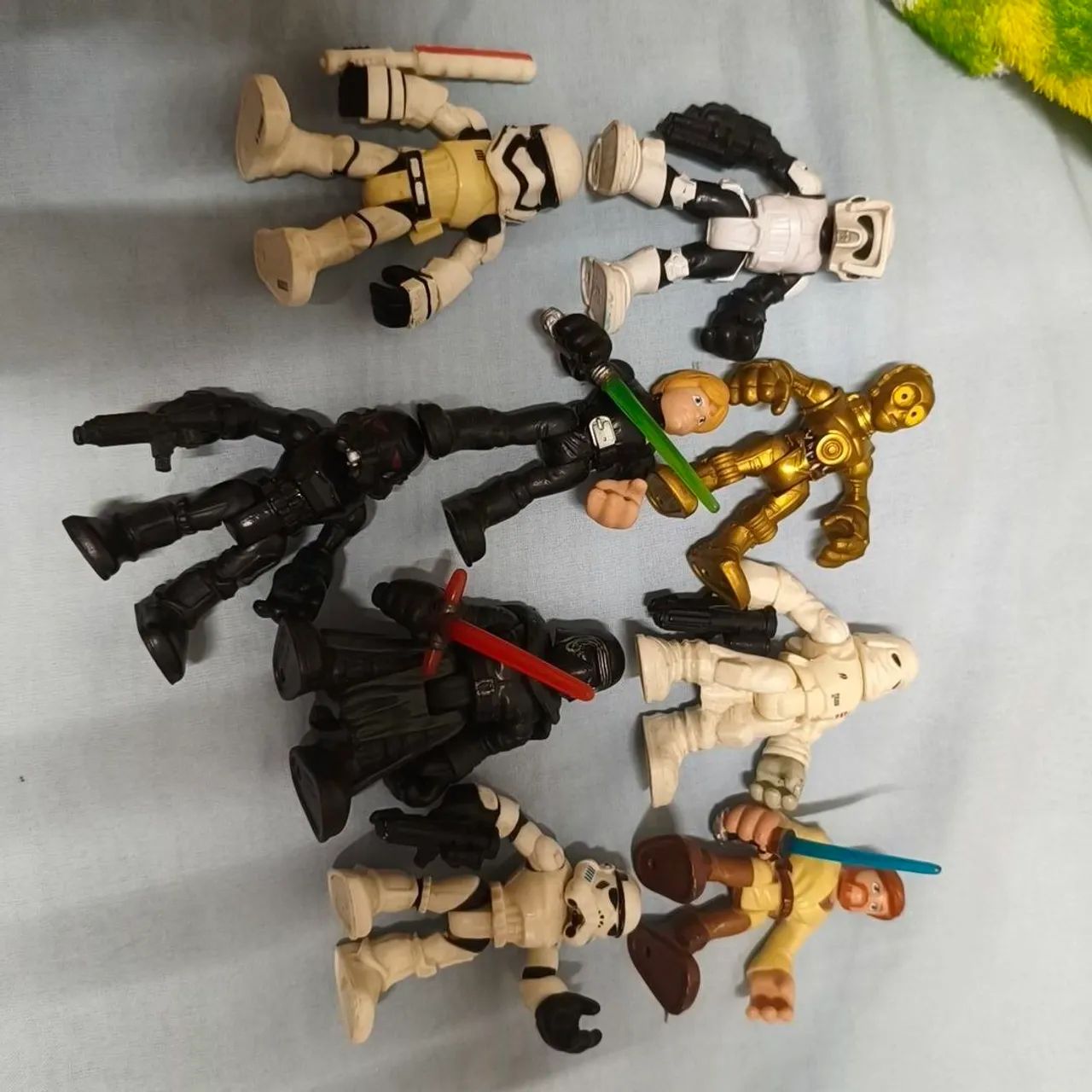 9 bonecos star Wars imaginext