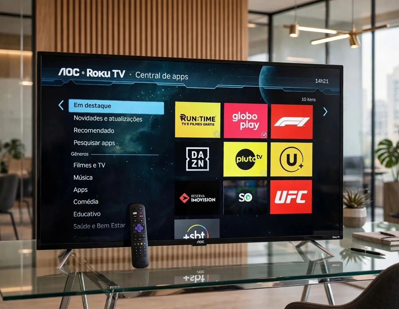 Smart tv de 40 polegadas nova