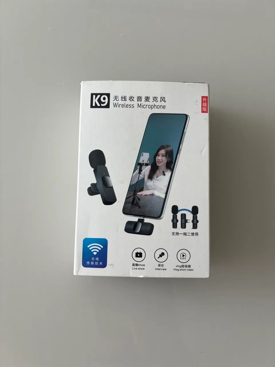 Microfone sem fio Influencer para IPhone 