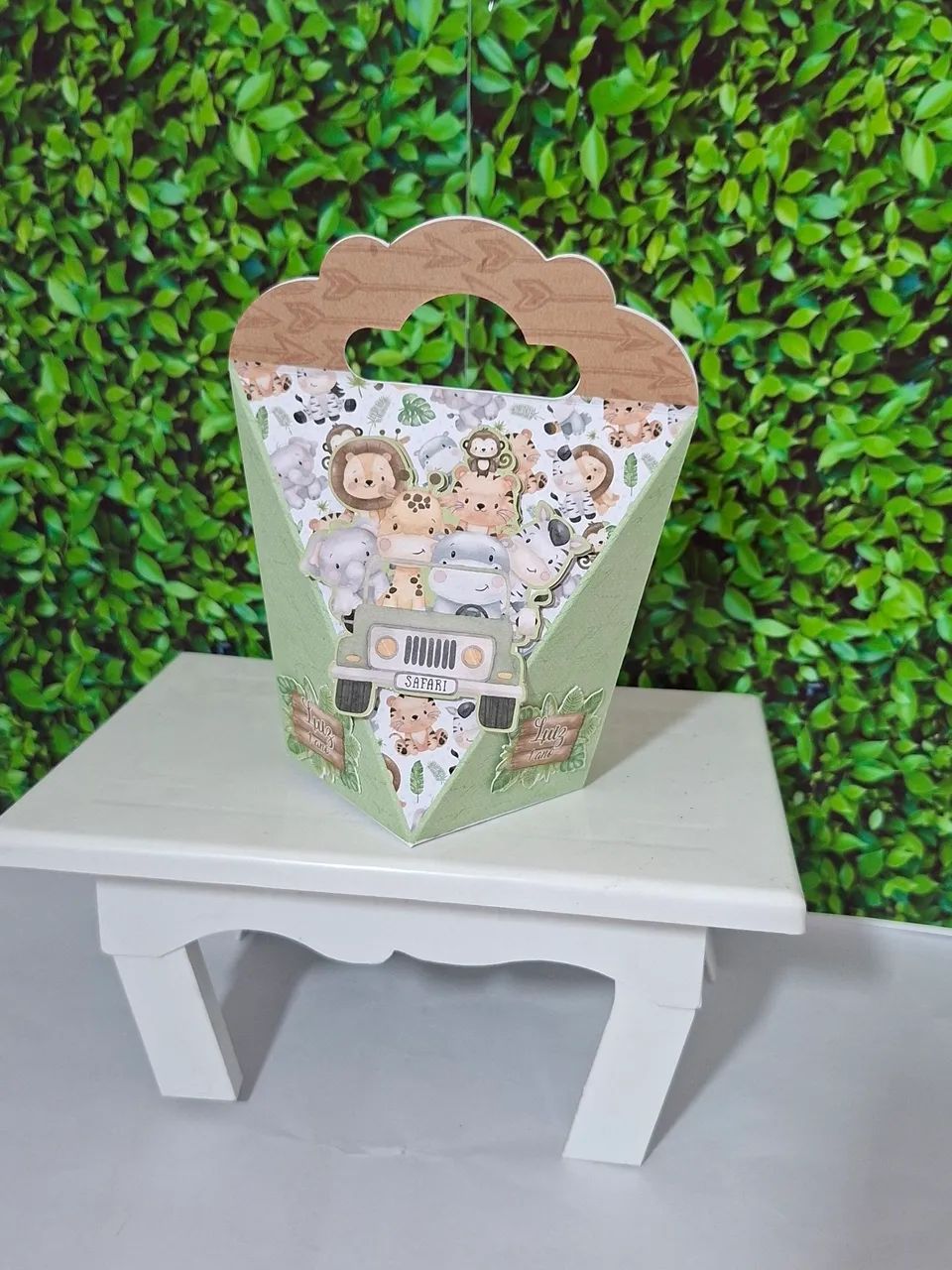 Caixas personalizadas kit pegue e monte Safari - Foto 2