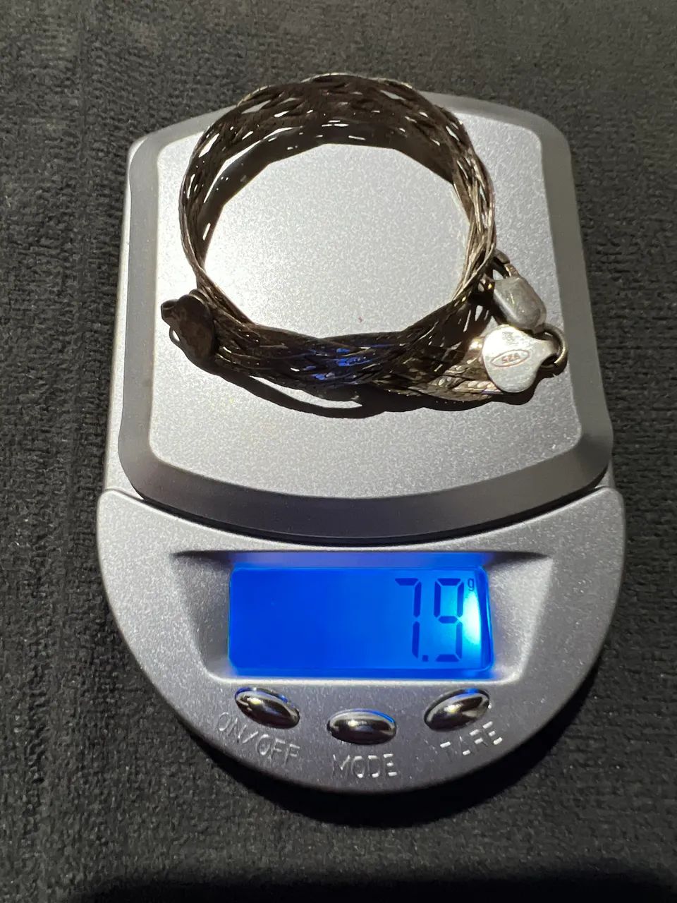 Pulseira em prata 925 com 7,9 gramas - Foto 3