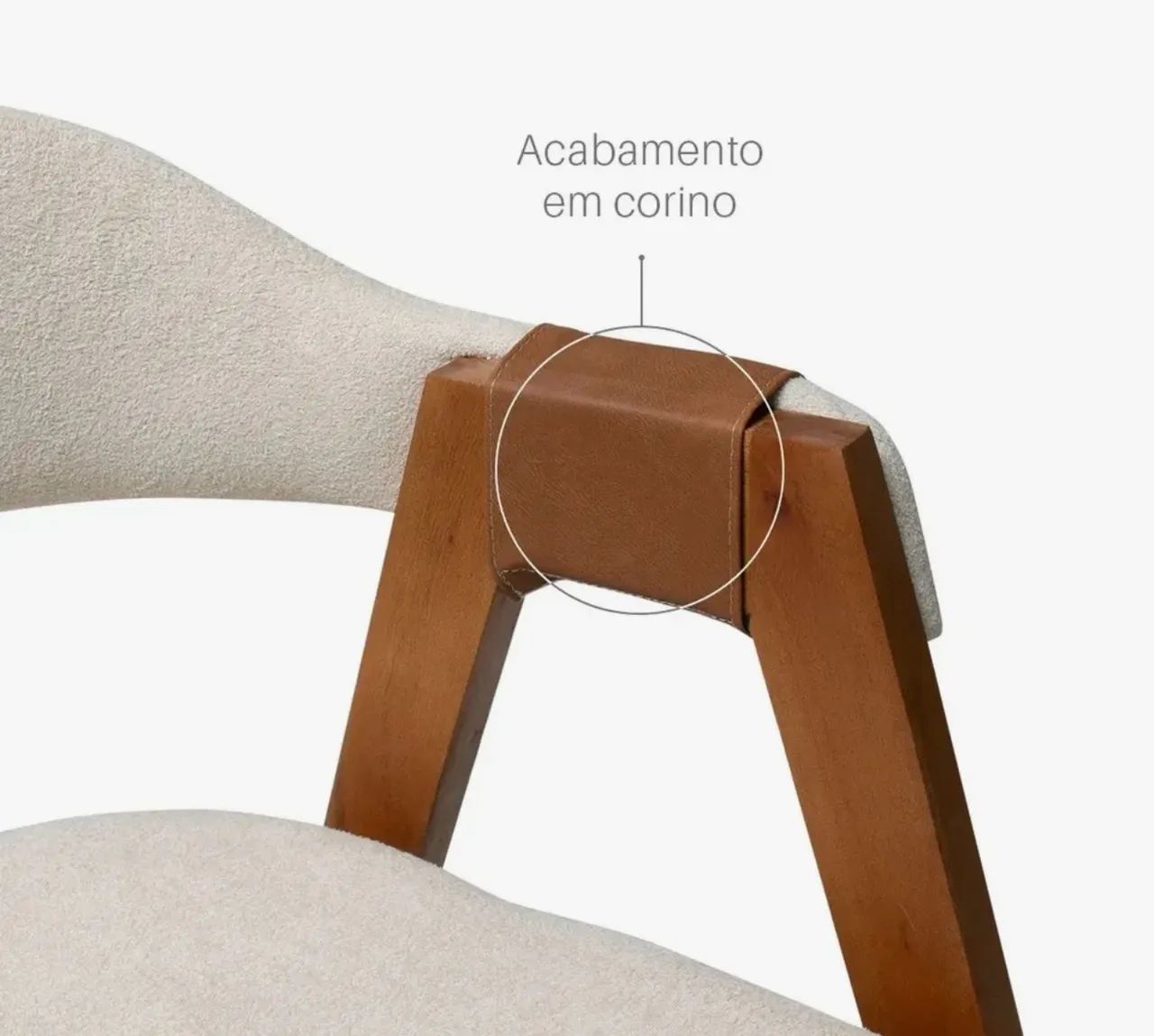 Conjunto de cadeiras boucle - Foto 5