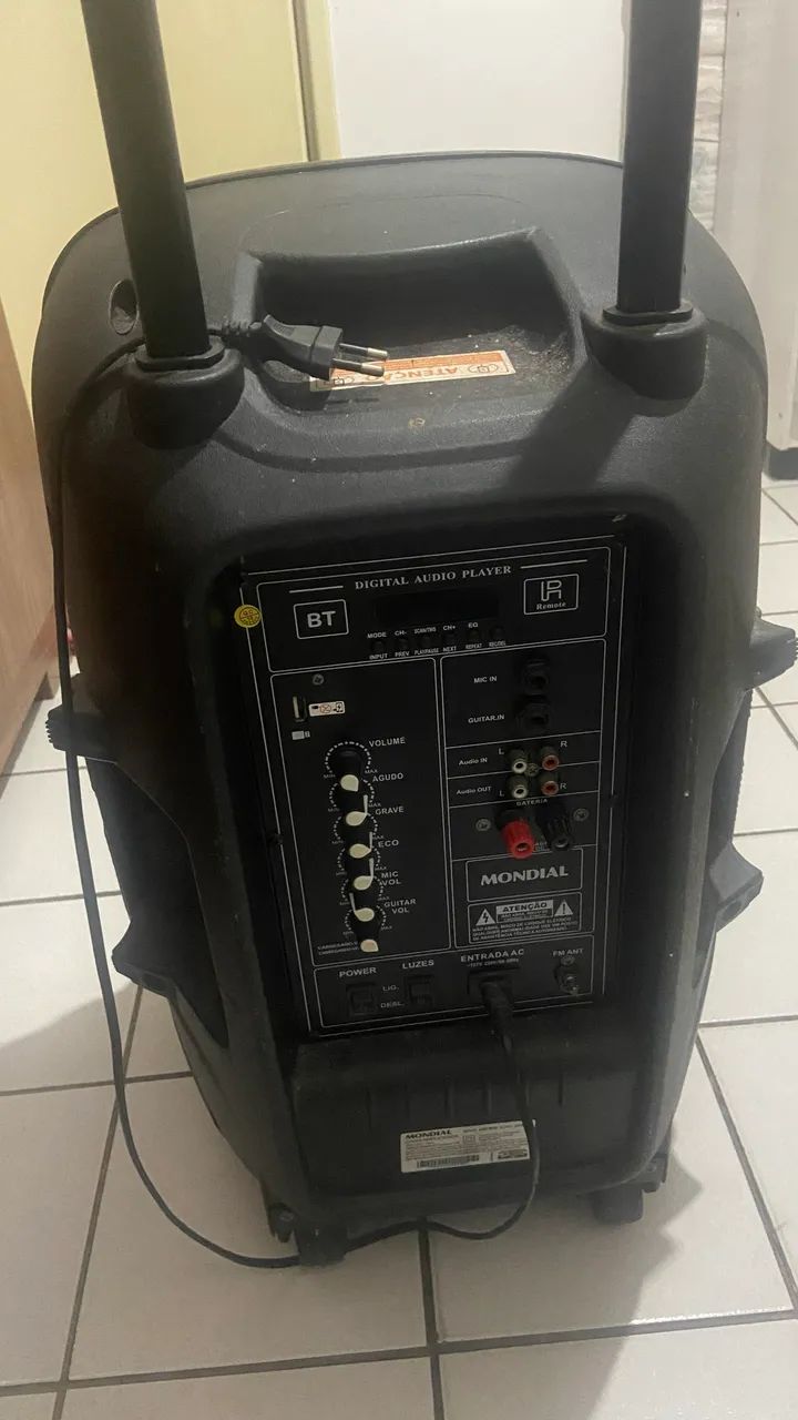 Caixa de Som Mondial - Potente | Bluetooth | USB | FM - Foto 3