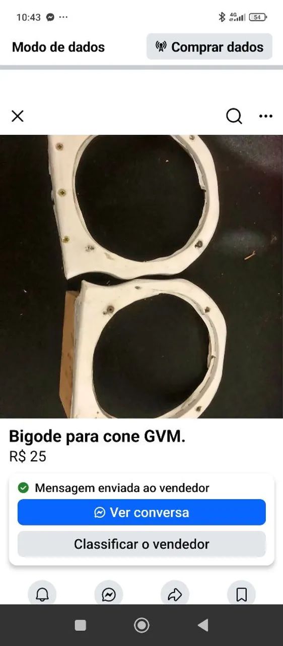 Bigode pra cornetas gvm  - Foto 3